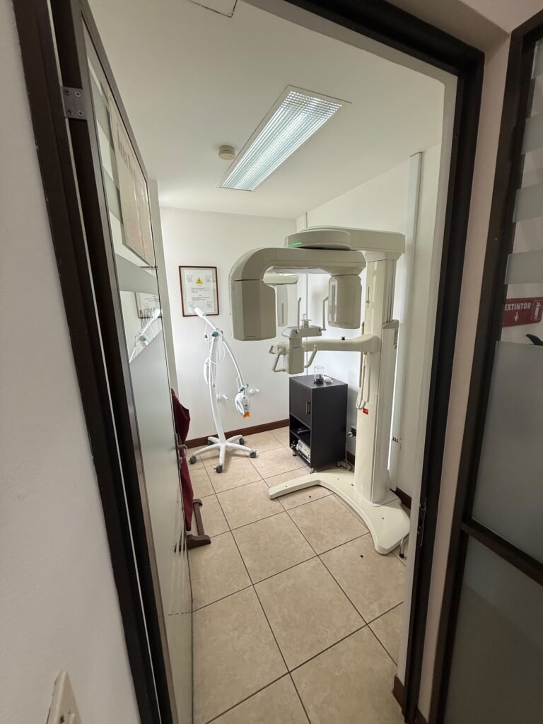 Dental imaging room with panoramic X-ray at DentaVac