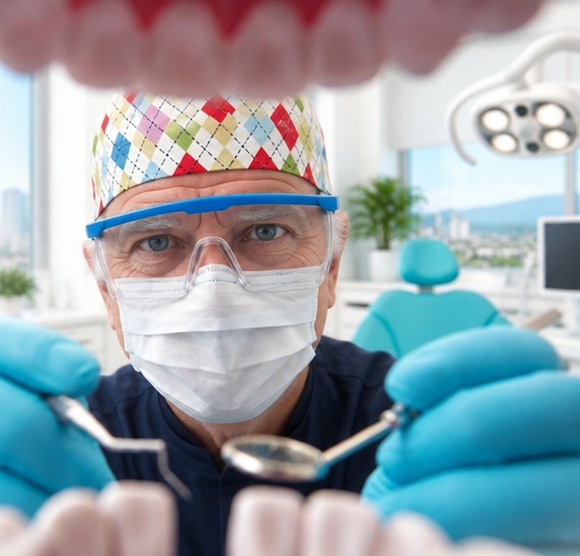 Dentist examining a patient at DentaVac, dental tourism in Costa Rica